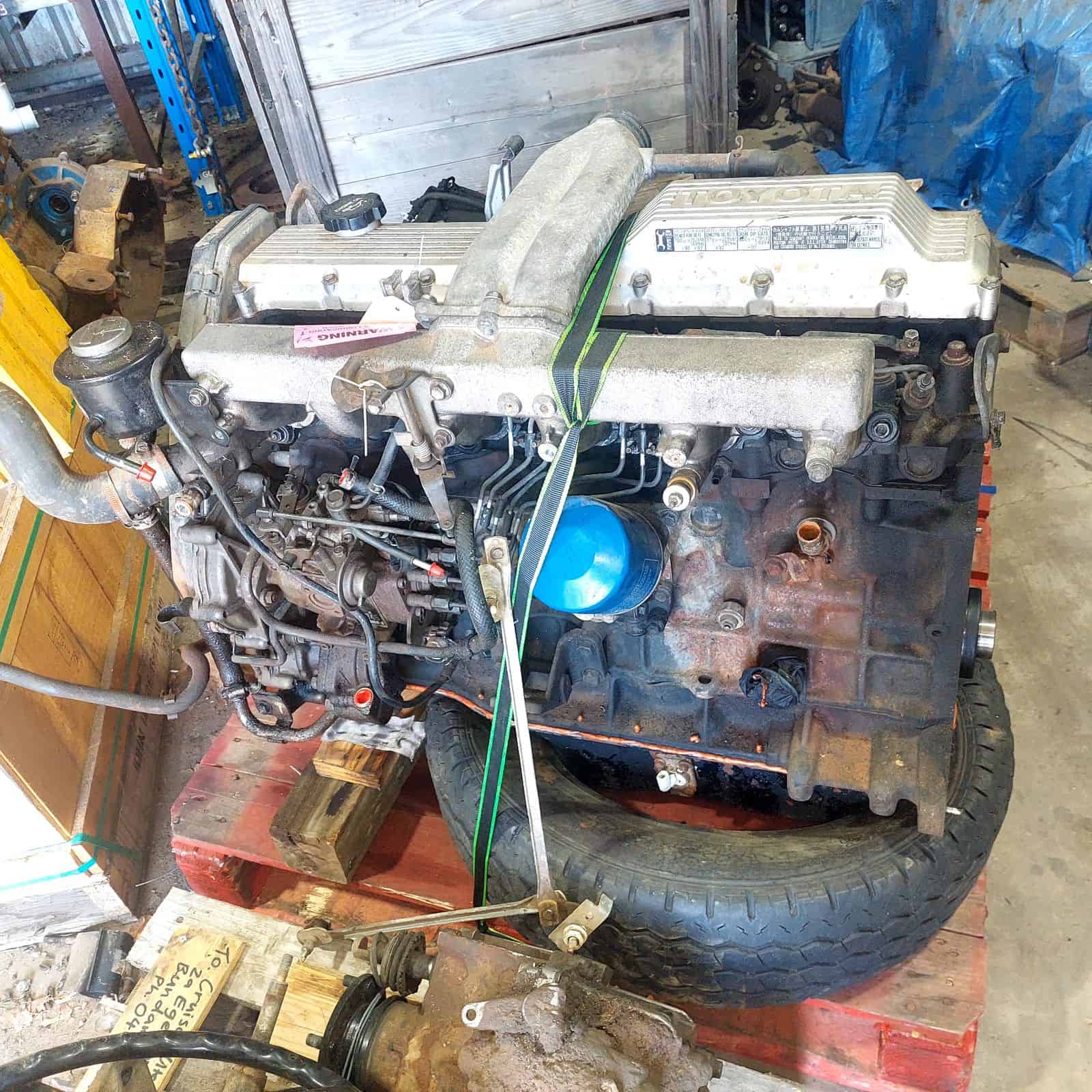 Toyota Landcruiser engine 1HZ pre 2000 complete used - Landcruiser ...