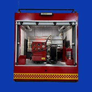 Fire engine pod.