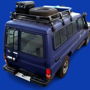 Toyota Landcruiser Troopy troop carrier security screens accessories (security package, no seats included)