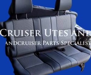 Toyota Landcruiser dual cab forward facing bench seat grey fabric VDJ79  new